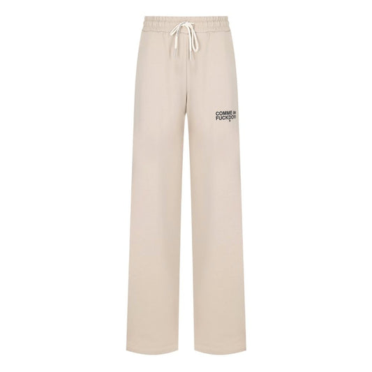 Comme Des Fuckdown Beige Baumwolljeans & Hose