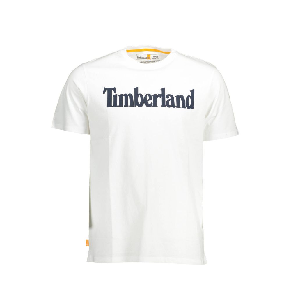 Timberland White Cotton Men's T-Shirt