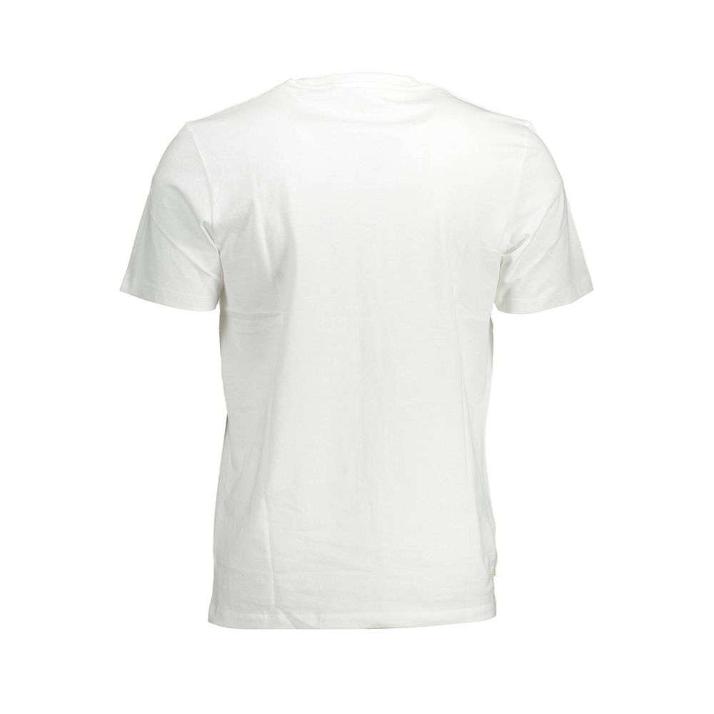 Timberland White Cotton Men's T-Shirt