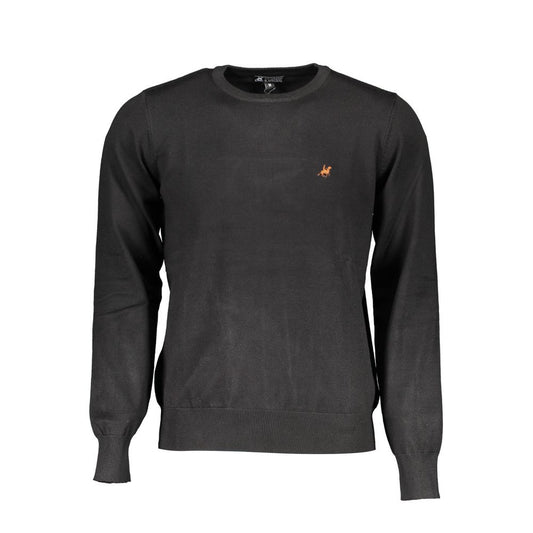 US Grand Polo Black Nylon Sweater