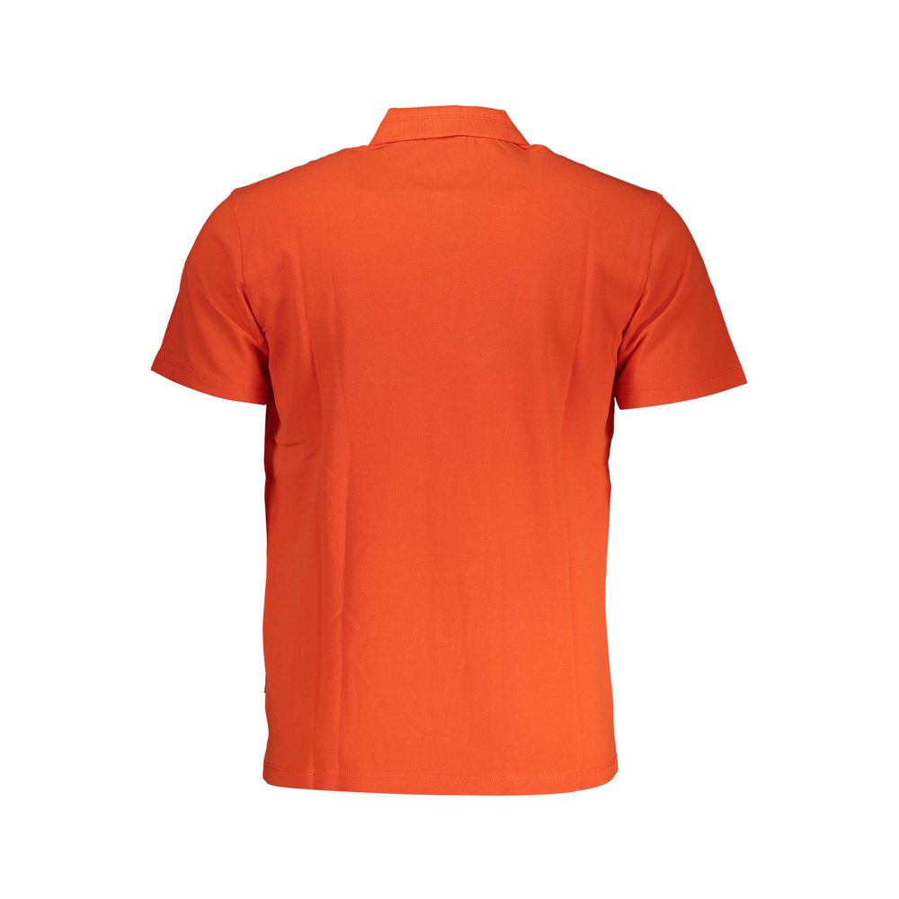 Napapijri Red Cotton Polo Shirt for Men