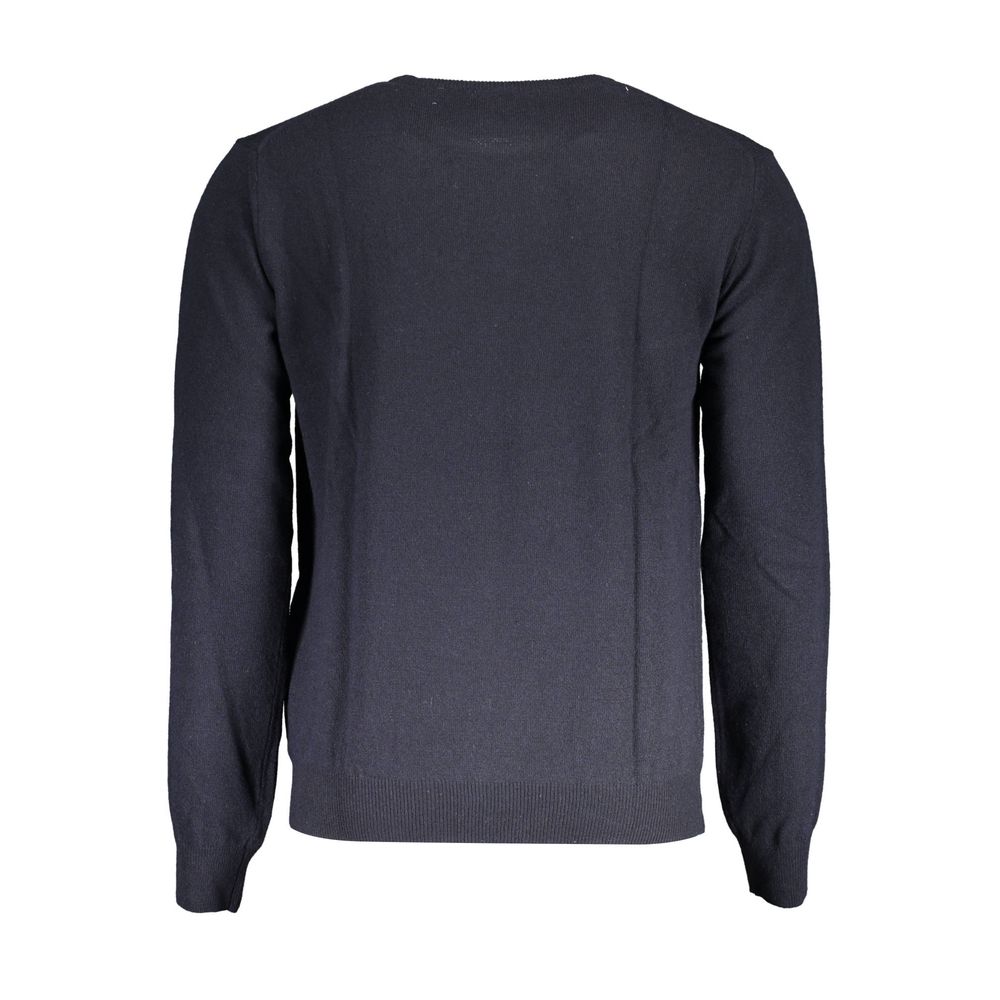 La Martina Blue Wool Sweater for Men