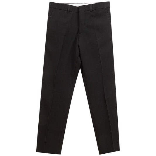 Burberry Black Wool Jeans &amp; Trousers