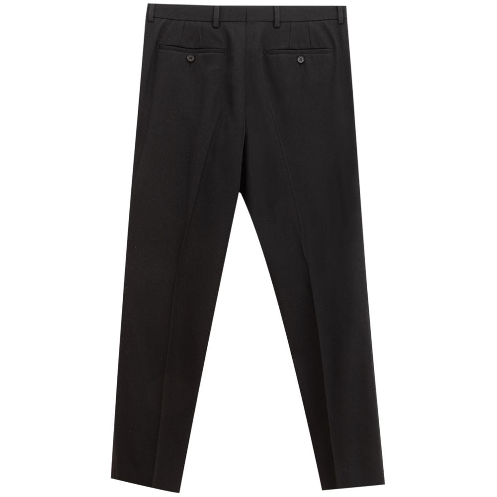 Burberry Black Wool Jeans &amp; Trousers