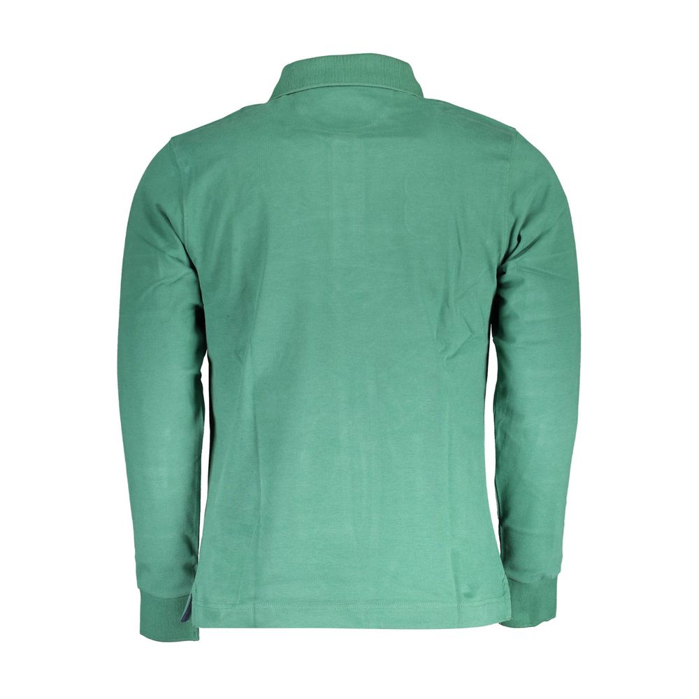 La Martina Green Cotton Polo Shirt for Men