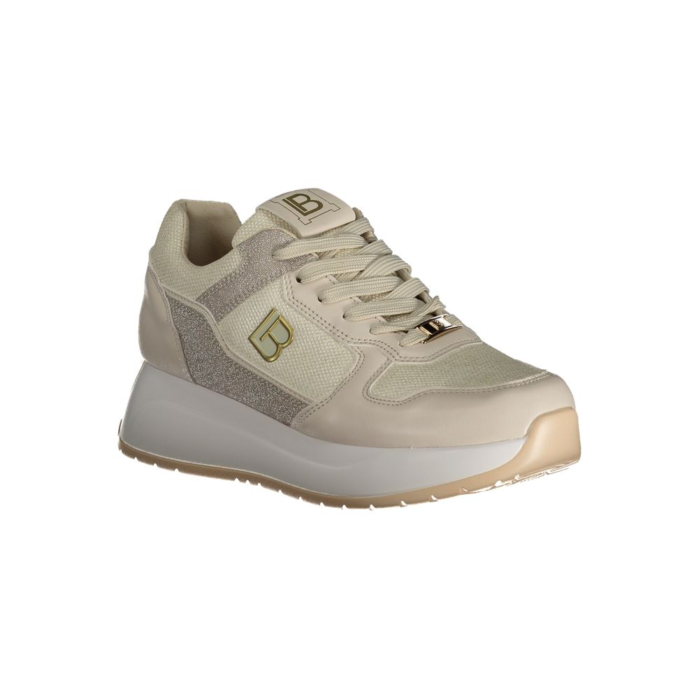 Laura Biagiotti Beige Polyester Sneakers