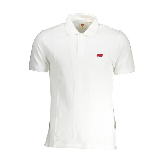 Levi's White Cotton Polo for Men