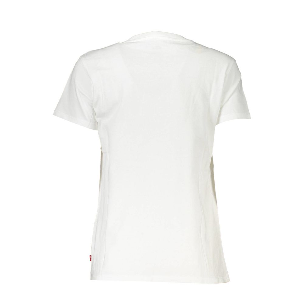 Levi's White Cotton Tops &amp; T-Shirt