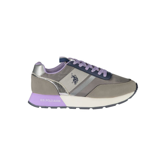 U.S. POLO ASSN. Gray polyester women's sneakers