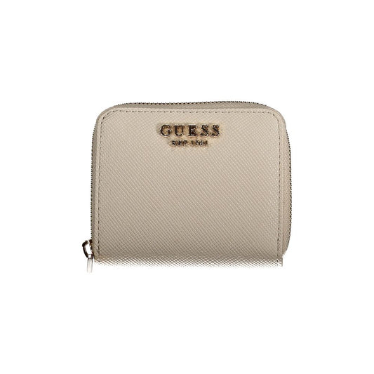 Guess Jeans Beige Polyethylen Brieftasche