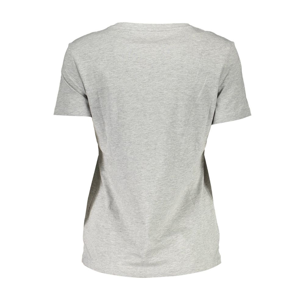 Guess Jeans Gray Cotton T-Shirt for Women