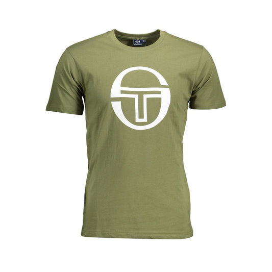 Sergio Tacchini green cotton T-shirt