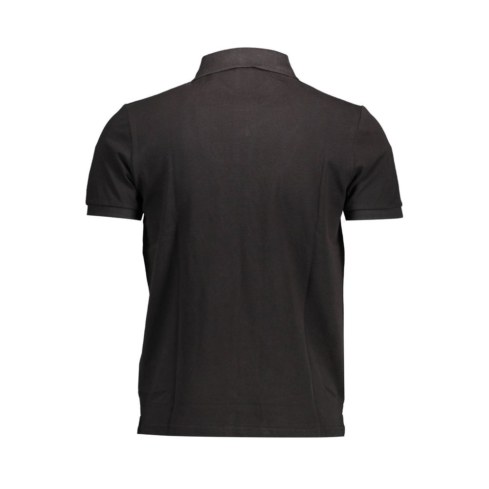 North Sails Black Cotton Polo Shirt for Men