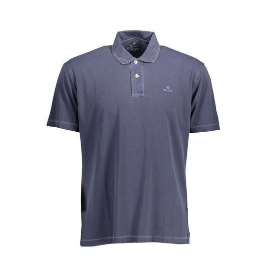 Gant Blue Cotton Polo Shirt for Men