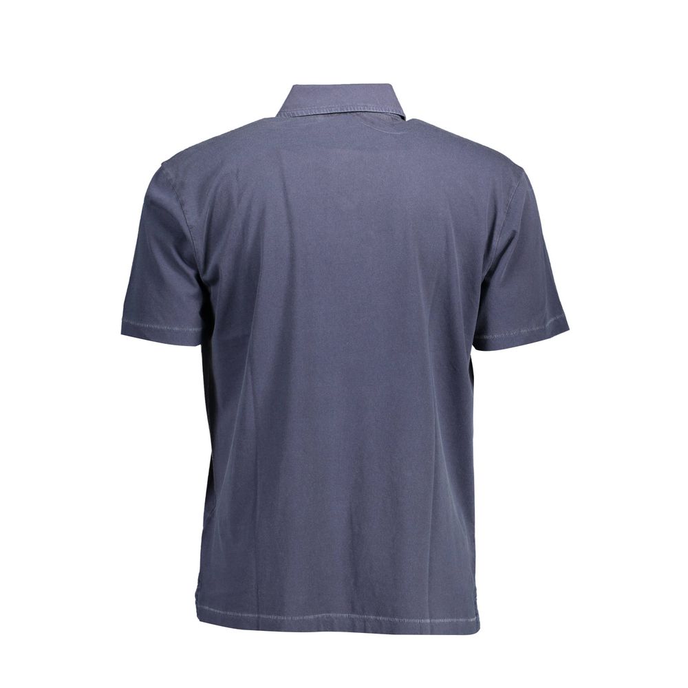 Gant Blue Cotton Polo Shirt for Men