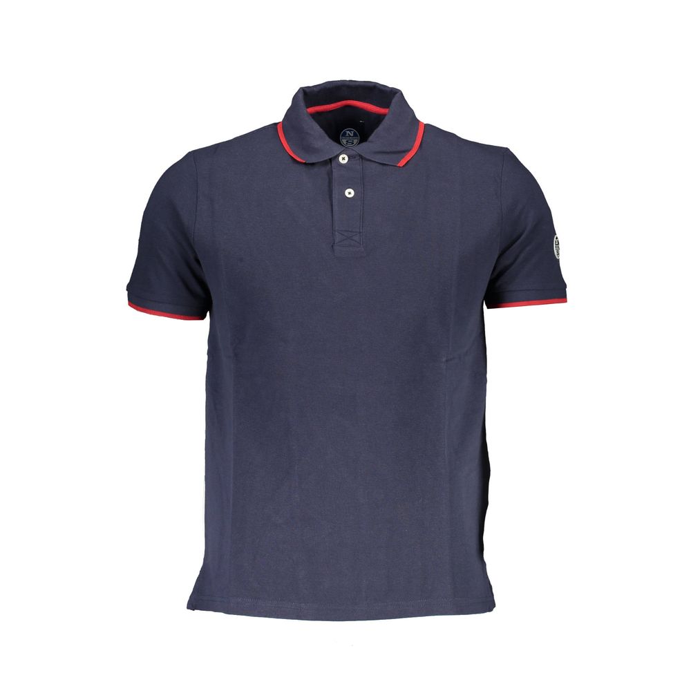 North Sails Blue Cotton Polo Shirt for Men