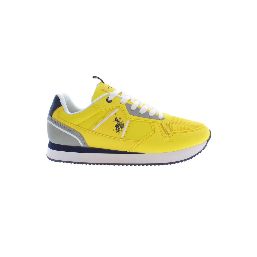 US POLO ASSN. Yellow Polyester Men's Sneaker