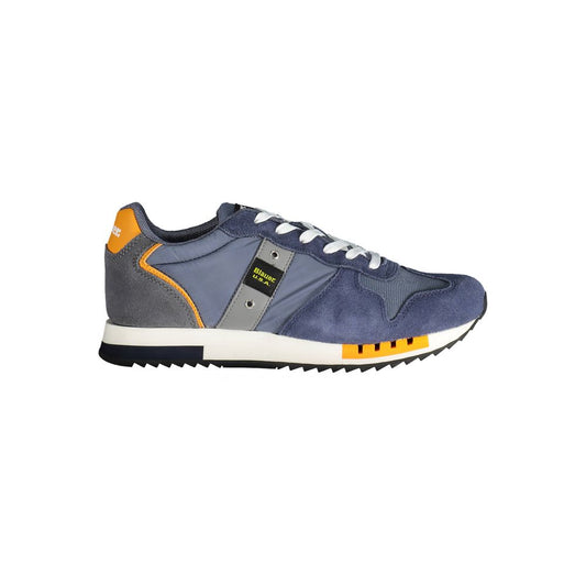 Blauer Blue Leather Men's Sneakers