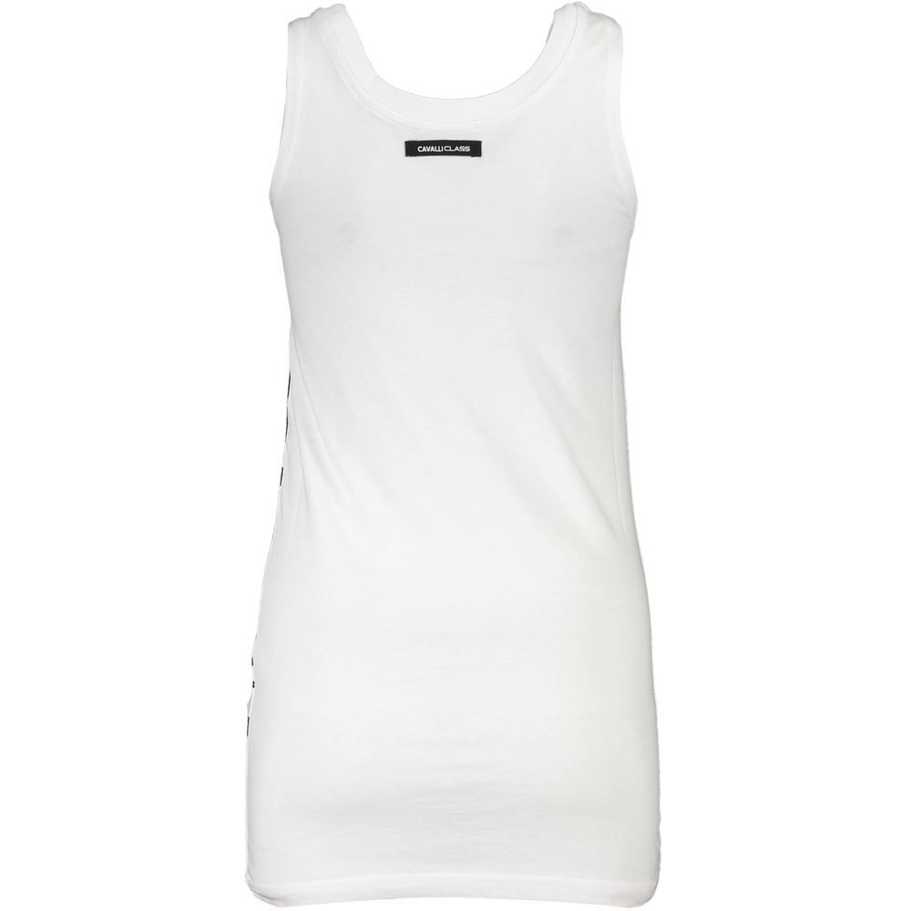 Cavalli Class White Cotton Top for Women