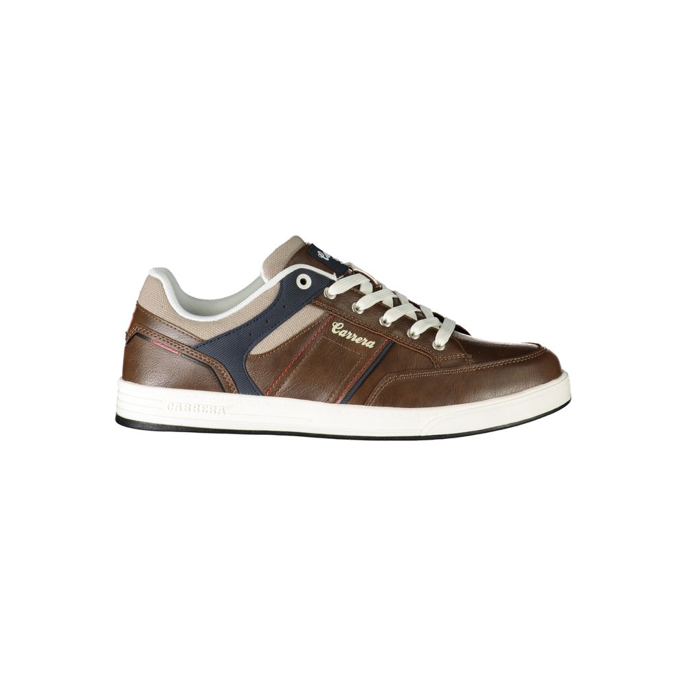 Carrera Brown Polyester Sneaker