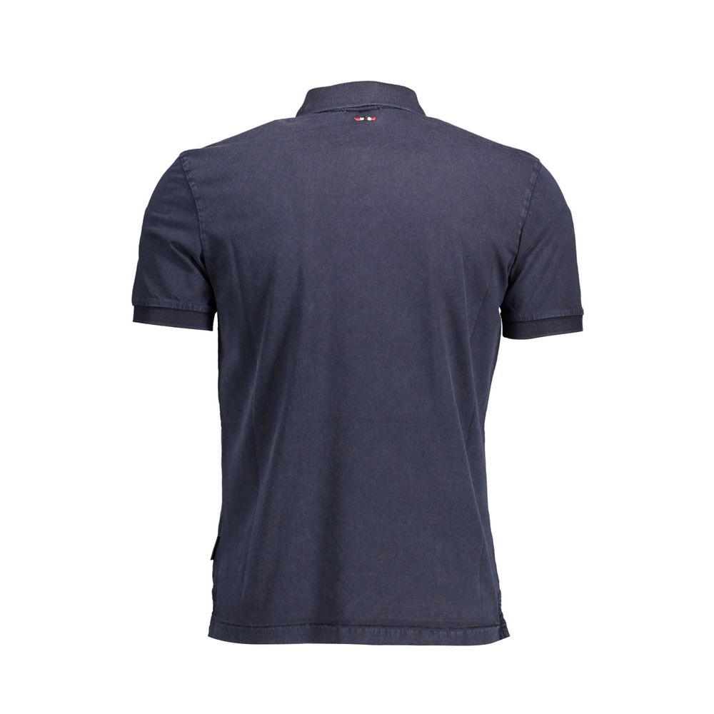 Napapijri Blue Cotton Polo Shirt for Men