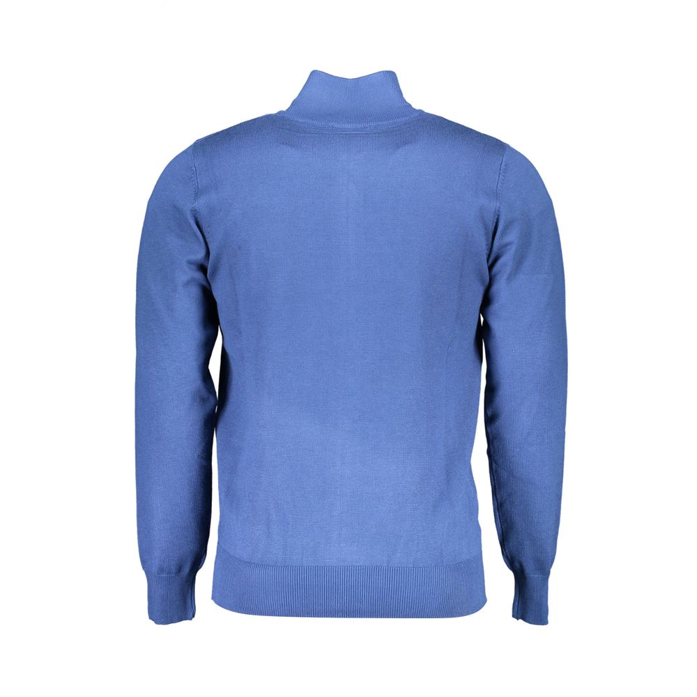 U.S. Grand Polo Blauer Nylon-Pullover