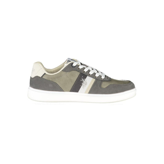 US POLO ASSN. Gray Polyethylene Men's Sneakers