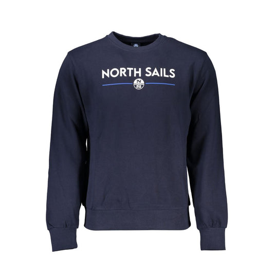 North Sails Blauer Baumwollpullover