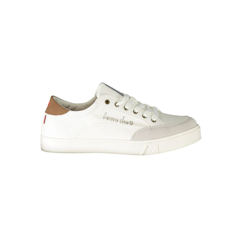 Carrera sneakers made of white polyester