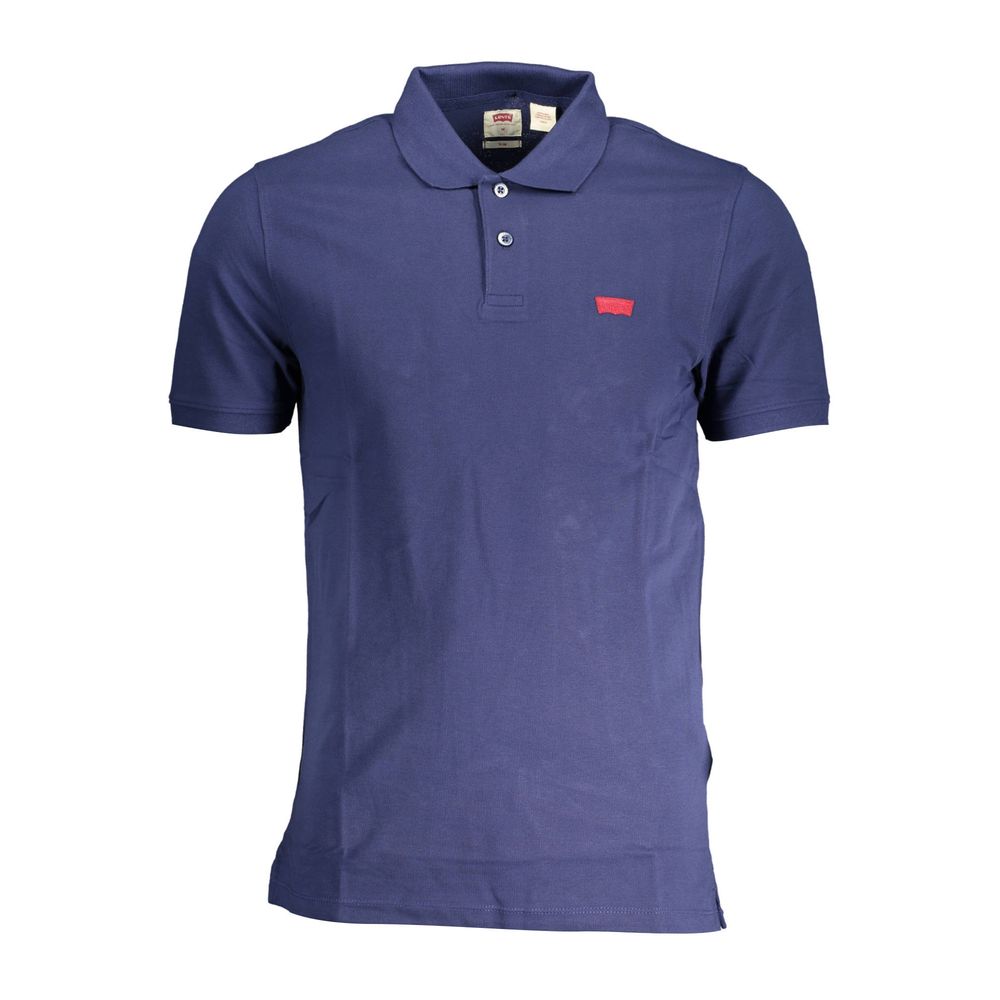 Levi's Blue Cotton Men's Polo