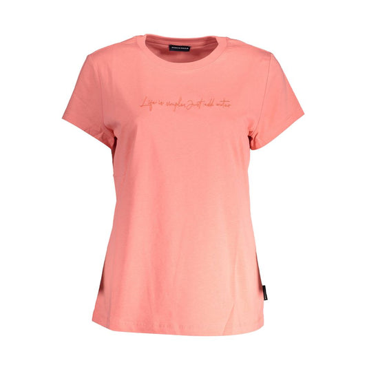 North Sails Pink Cotton Women's T-Shirt