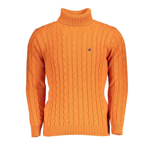 US Grand Polo Elegant turtleneck sweater with twisted neckline