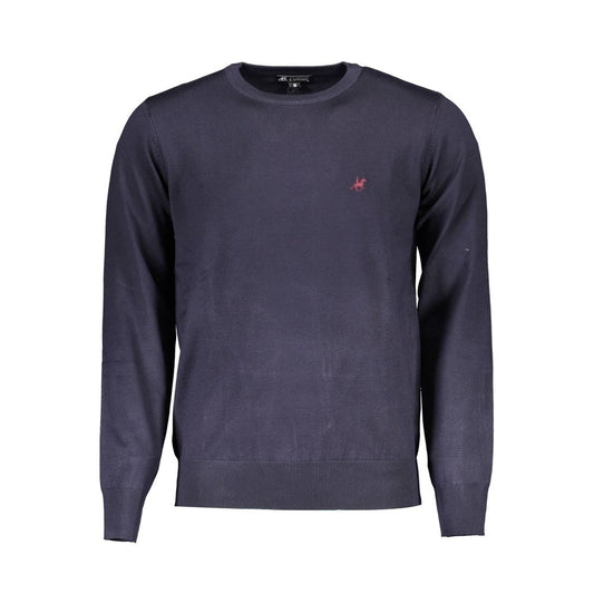 U.S. Grand Polo Blauer Viskose Pullover für Männer