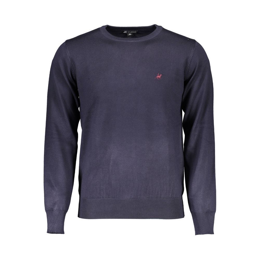 U.S. Grand Polo Blauer Viskose Pullover für Männer