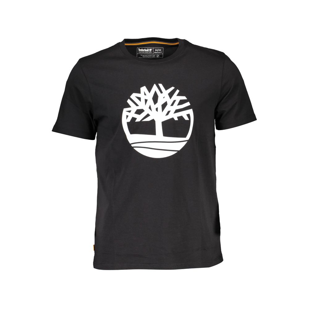 Timberland Black Cotton Men's T-Shirt