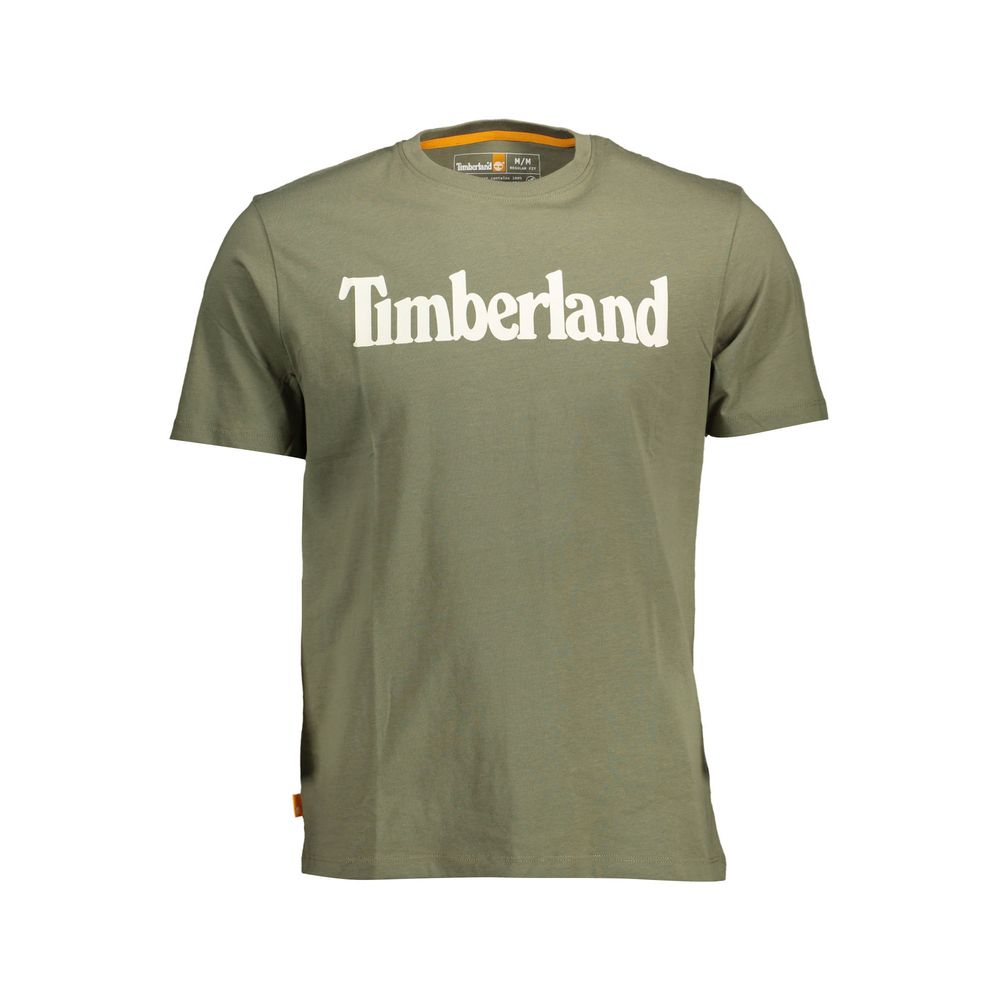 Timberland Green Cotton Men's T-Shirt