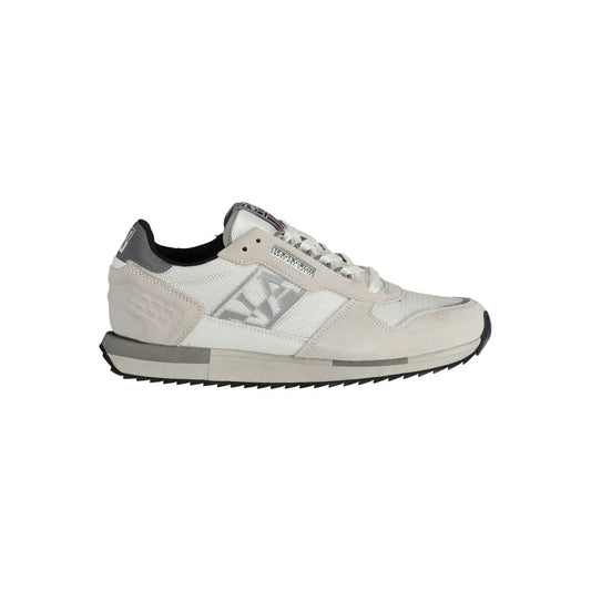 Napapijri White Leather Men's Sneakers