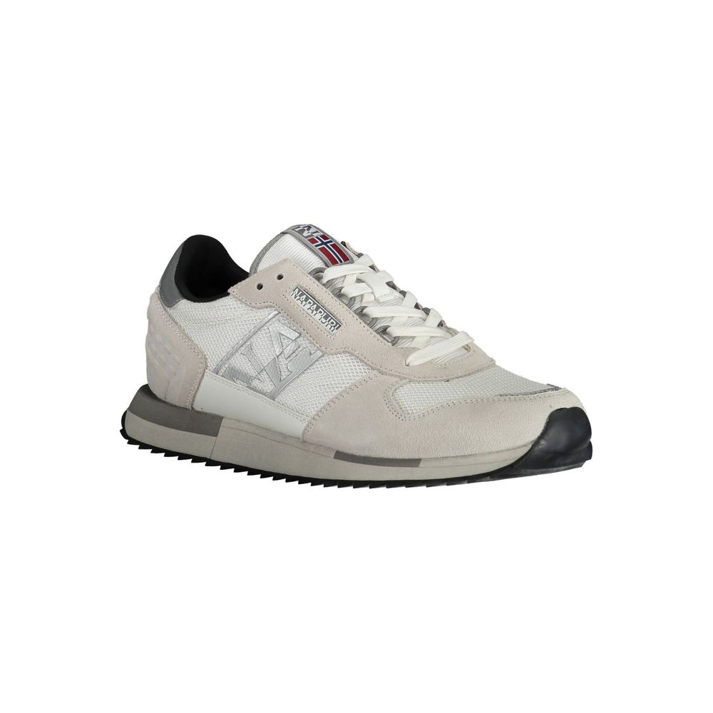 Napapijri White Leather Men's Sneakers