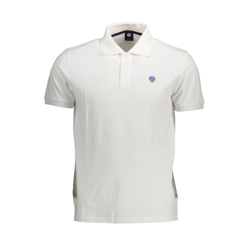 North Sails White Cotton Polo Shirt for Men