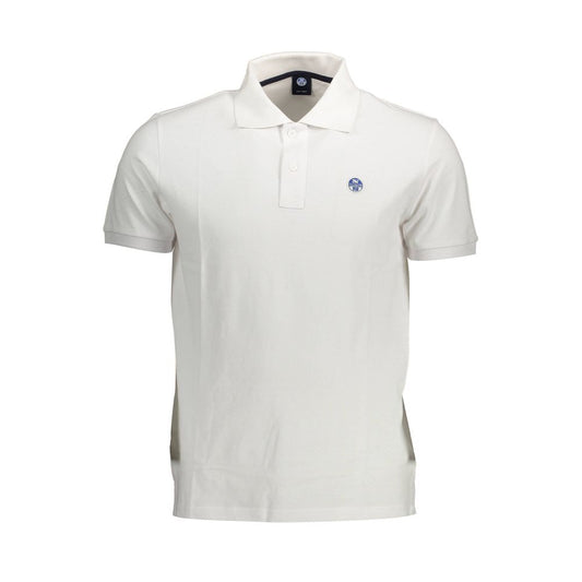 North Sails White Cotton Polo Shirt for Men