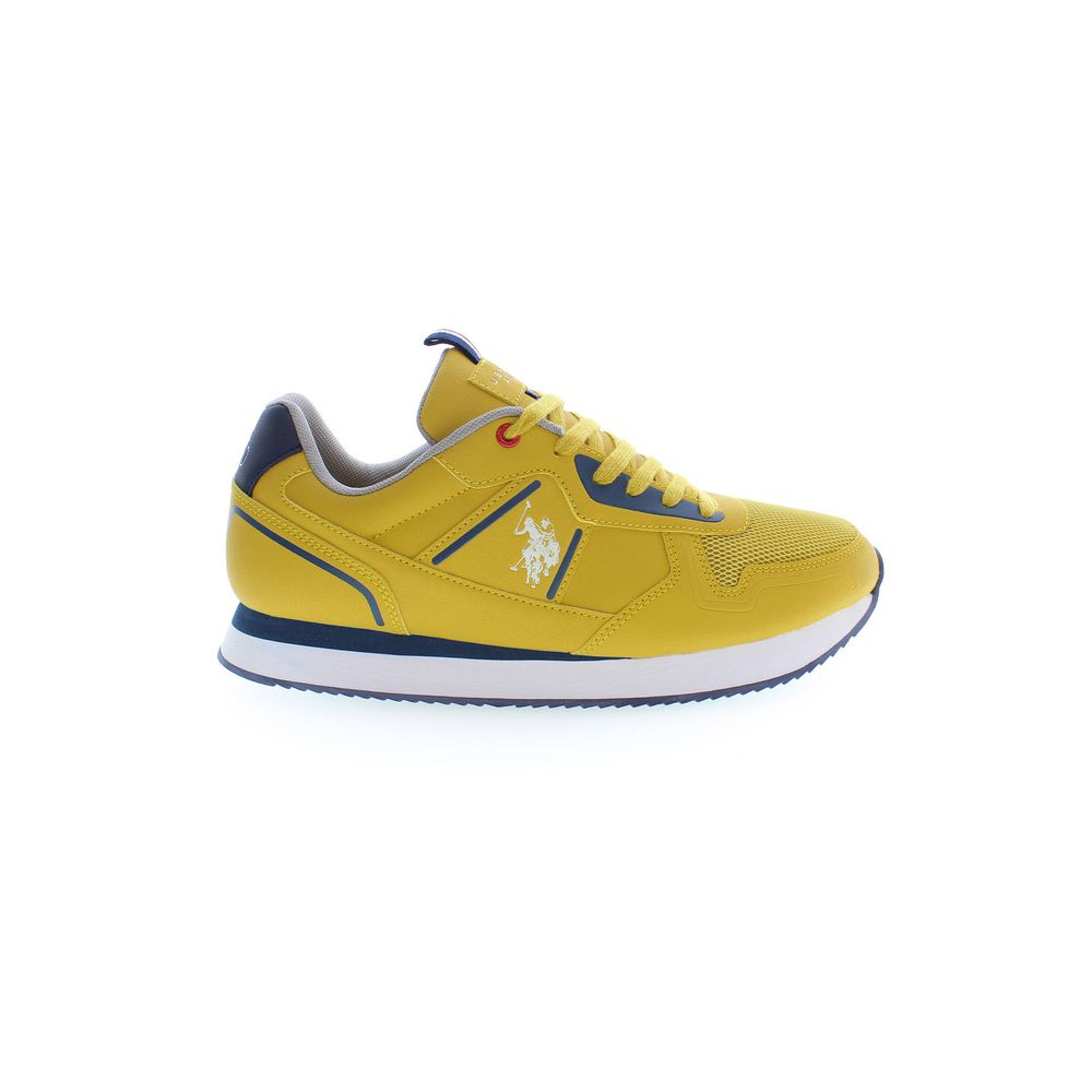 US POLO ASSN. Yellow Polyester Men's Sneaker