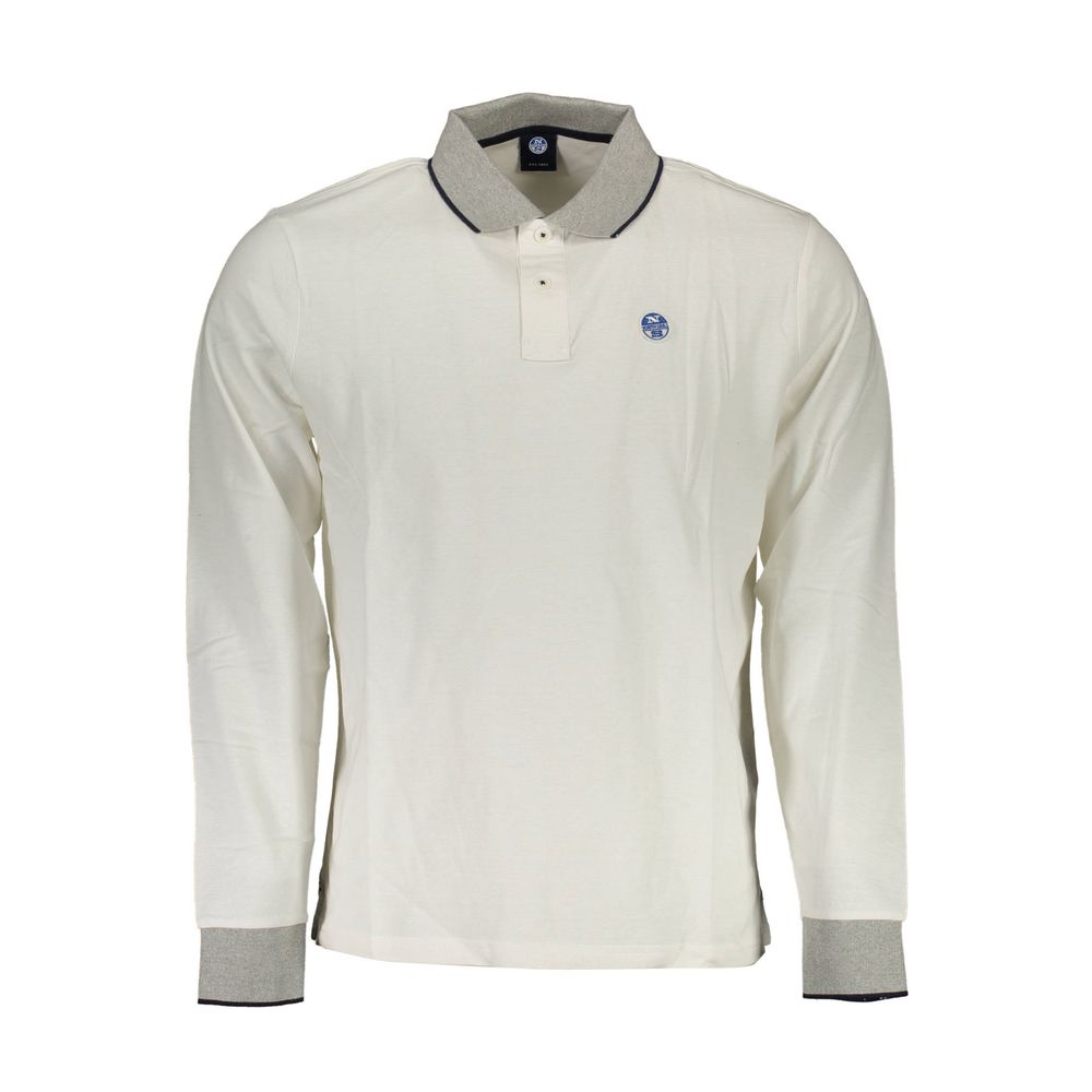 North Sails White Cotton Polo Shirt for Men