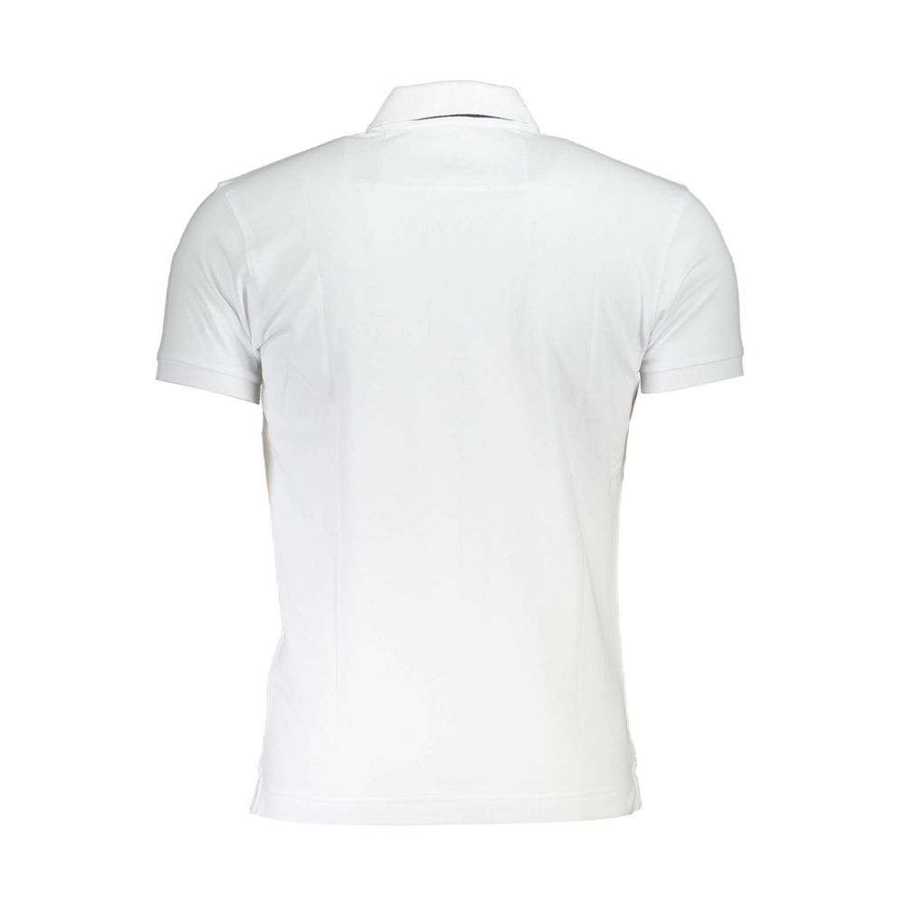 La Martina White Cotton Polo Shirt for Men