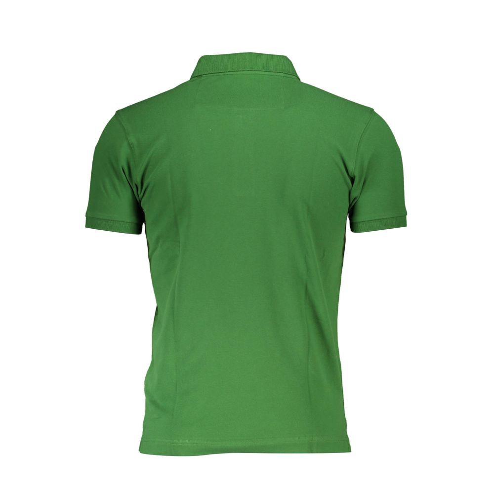 La Martina Green Cotton Polo Shirt for Men