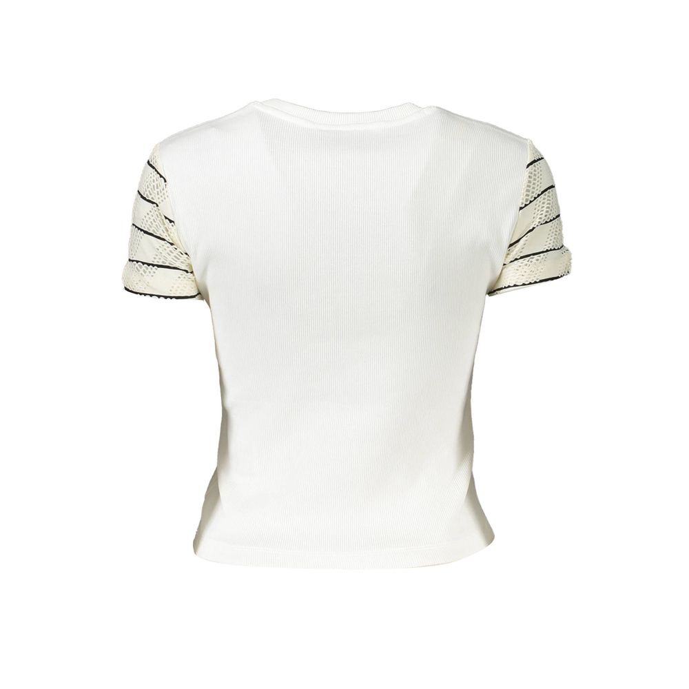 Desigual White Cotton Top for Women