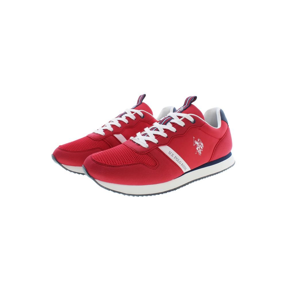 U.S. POLO ASSN. Red polyester men's sneakers