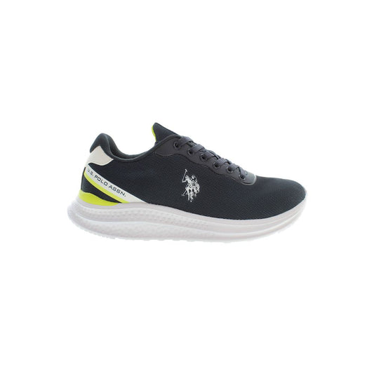 US POLO ASSN. Blue Polyester Men's Sneaker