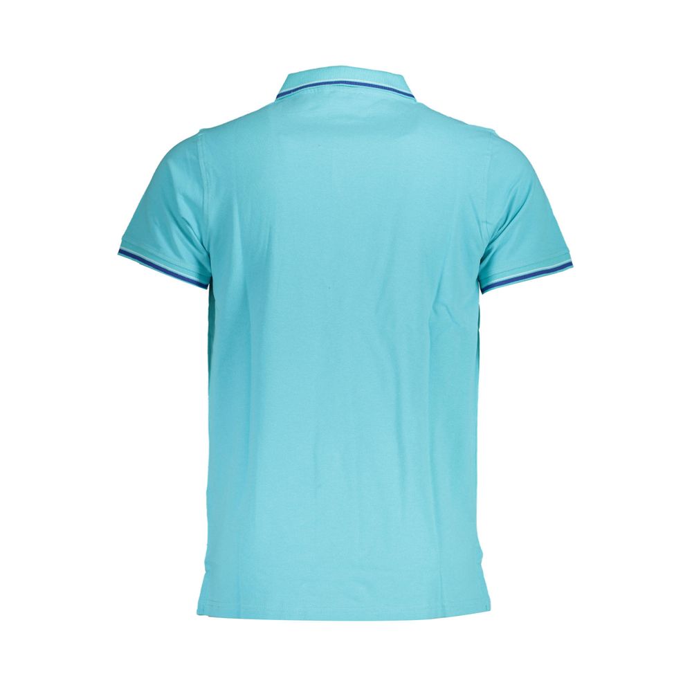 Norway 1963 Light Blue Cotton Polo Shirt for Men