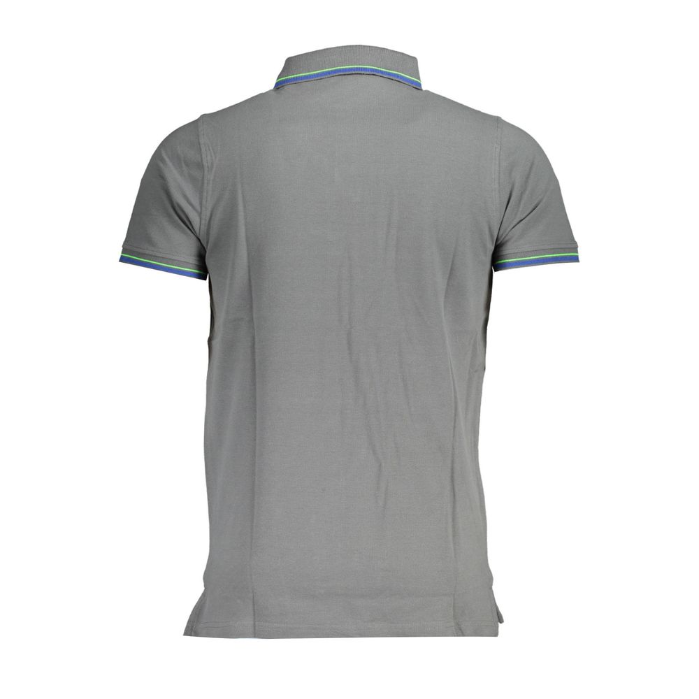 Norway 1963 Grey Cotton Polo Shirt for Men