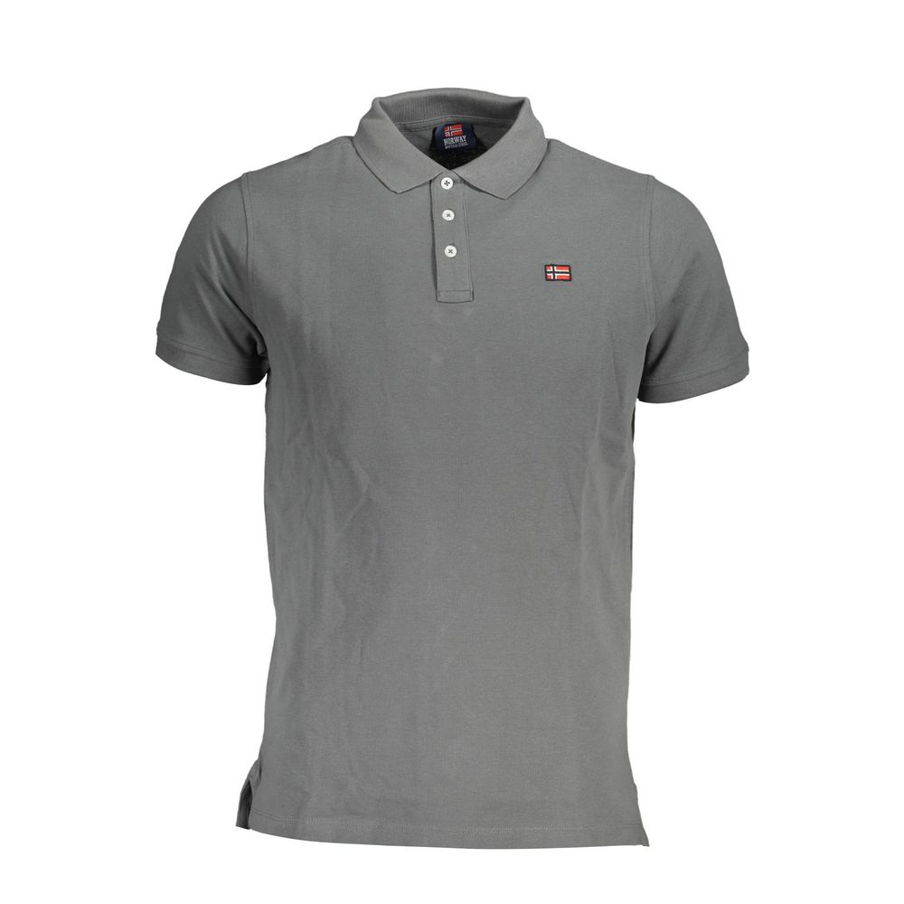 Norway 1963 Grey Cotton Polo Shirt